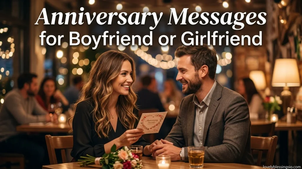Anniversary Messages for Boyfriend or Girlfriend