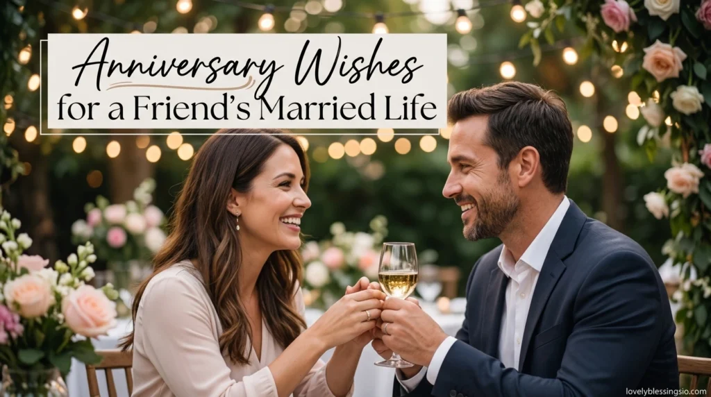 Anniversary Wishes for a Friend's Married Life
