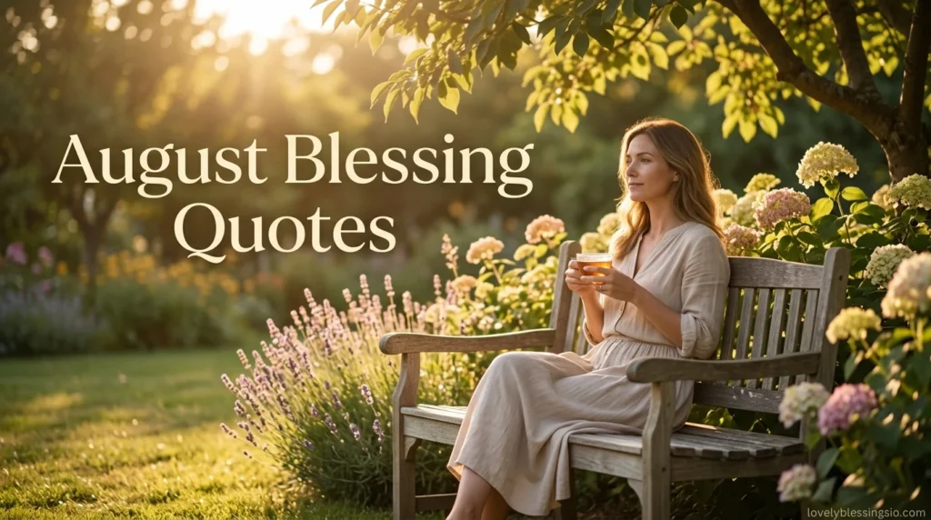 August Blessing Quotes