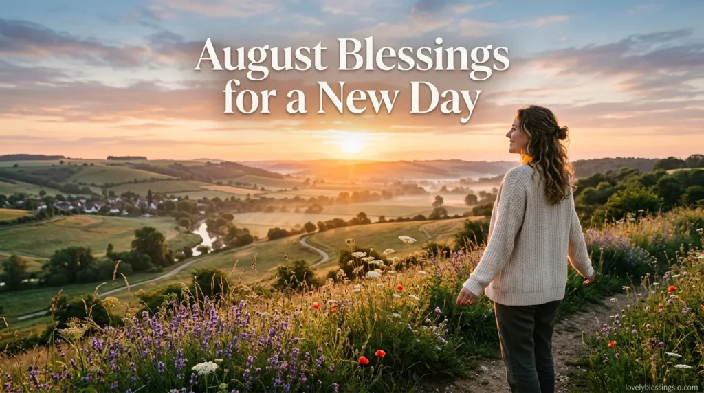 August Blessings for a New Day