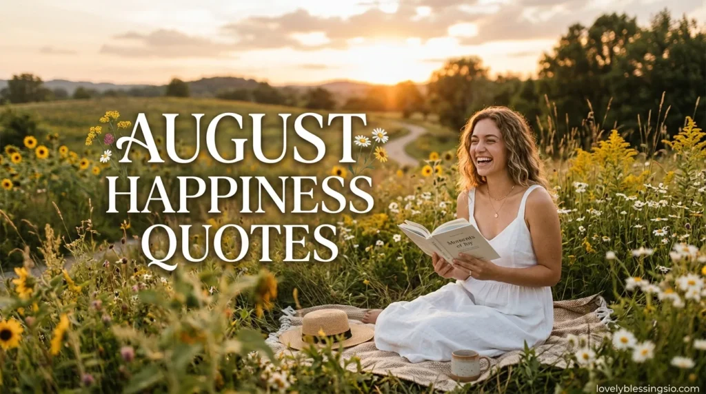 August Happiness Quotes