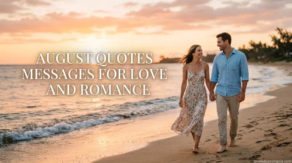 August Quotes Messages for Love and Romance