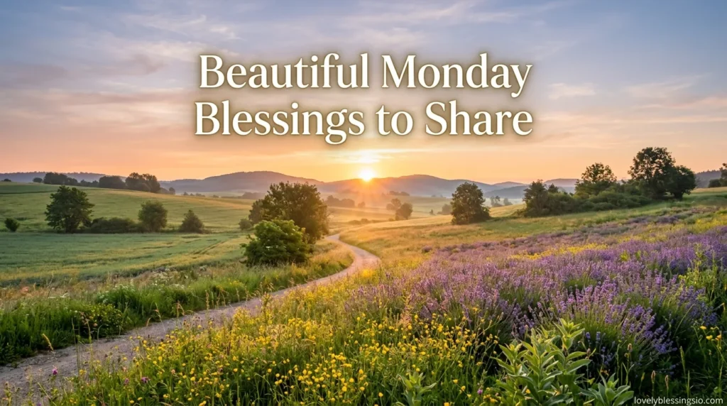 Beautiful Monday Blessings to Share