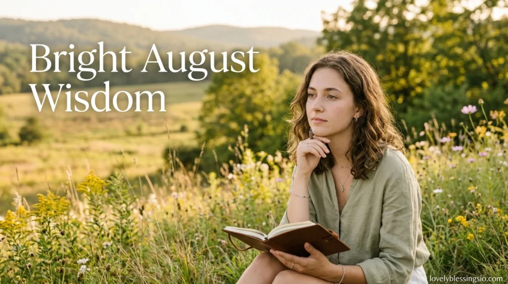Bright August Wisdom