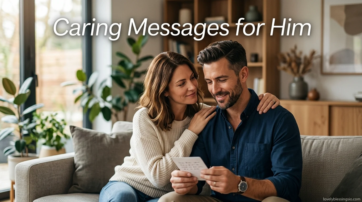Caring Messages for Him