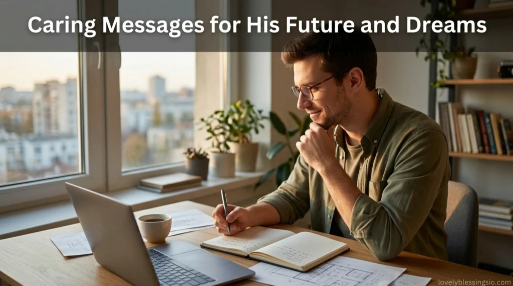 Caring Messages for His Future and Dreams