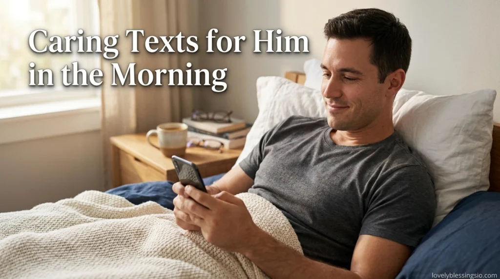 Caring Texts for Him in the Morning