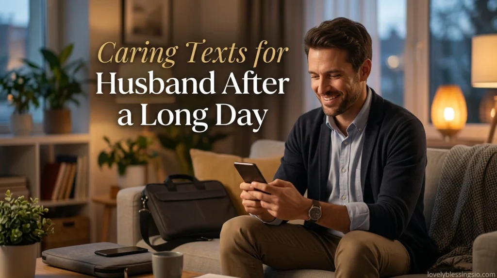 Caring Texts for Husband After a Long Day