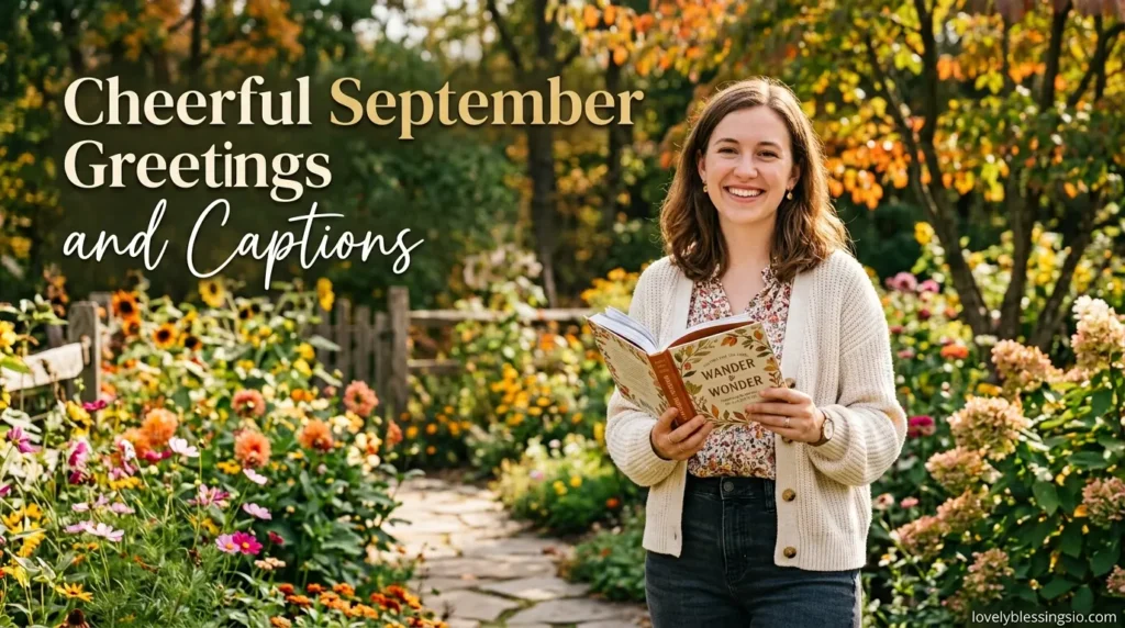 Cheerful September Greetings and Captions