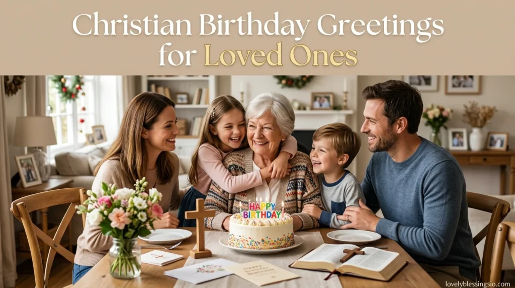 Christian Birthday Greetings for Loved Ones