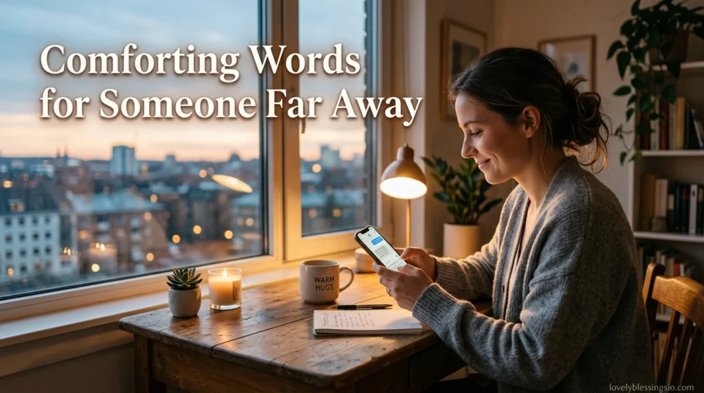 Comforting Words for Someone Far Away
