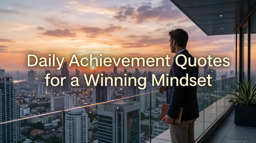 Daily Achievement Quotes for a Winning Mindset