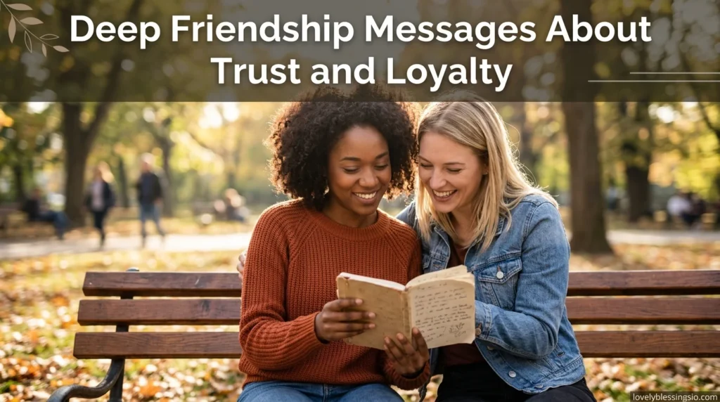 Deep Friendship Messages About Trust and Loyalty