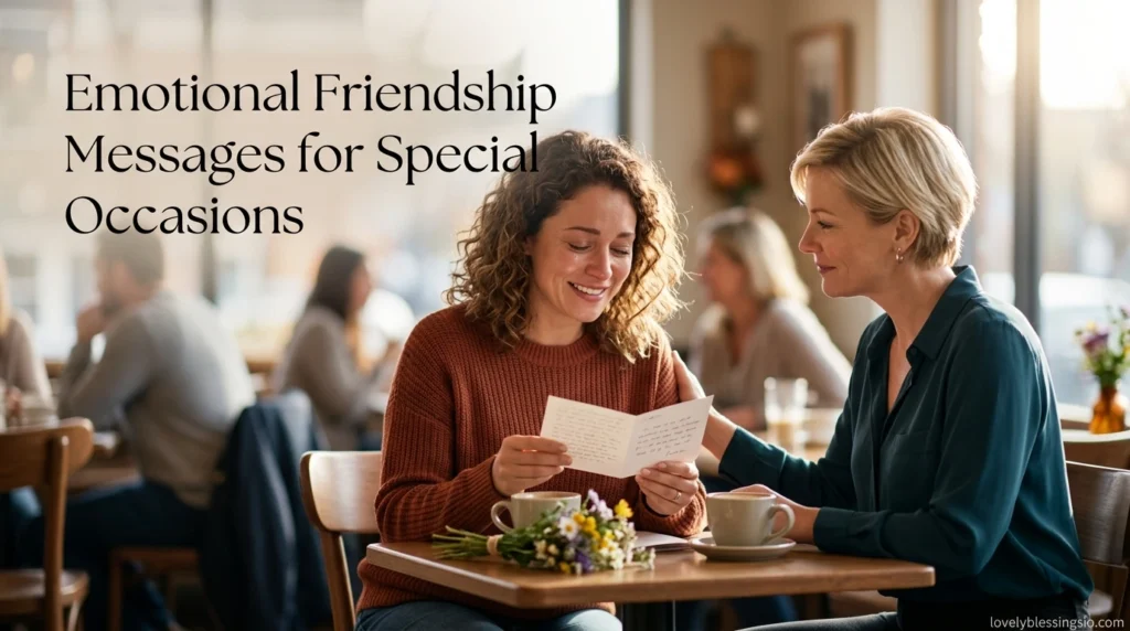 Emotional Friendship Messages for Special Occasions