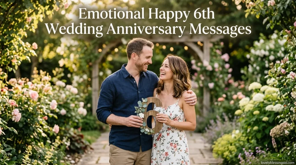 Emotional Happy 6th Wedding Anniversary Messages