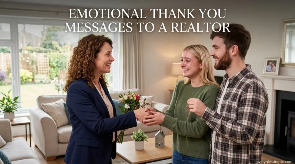 Emotional Thank You Messages to a Realtor