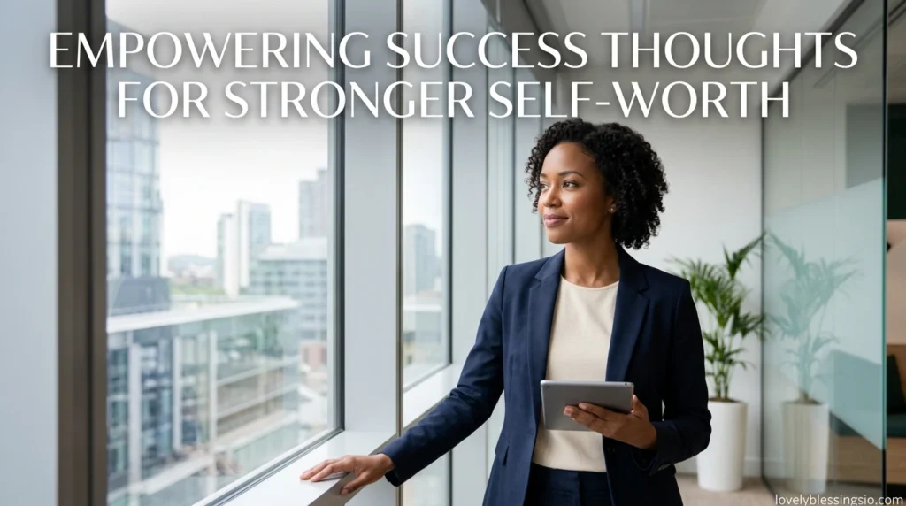 Empowering Success Thoughts for Stronger Self-Worth