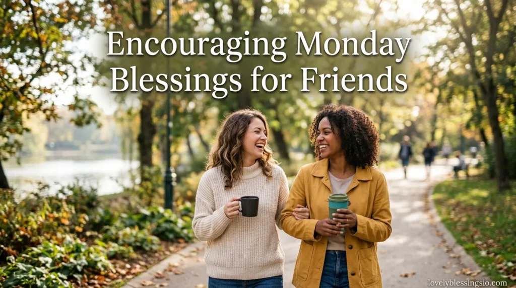 Encouraging Monday Blessings for Friends