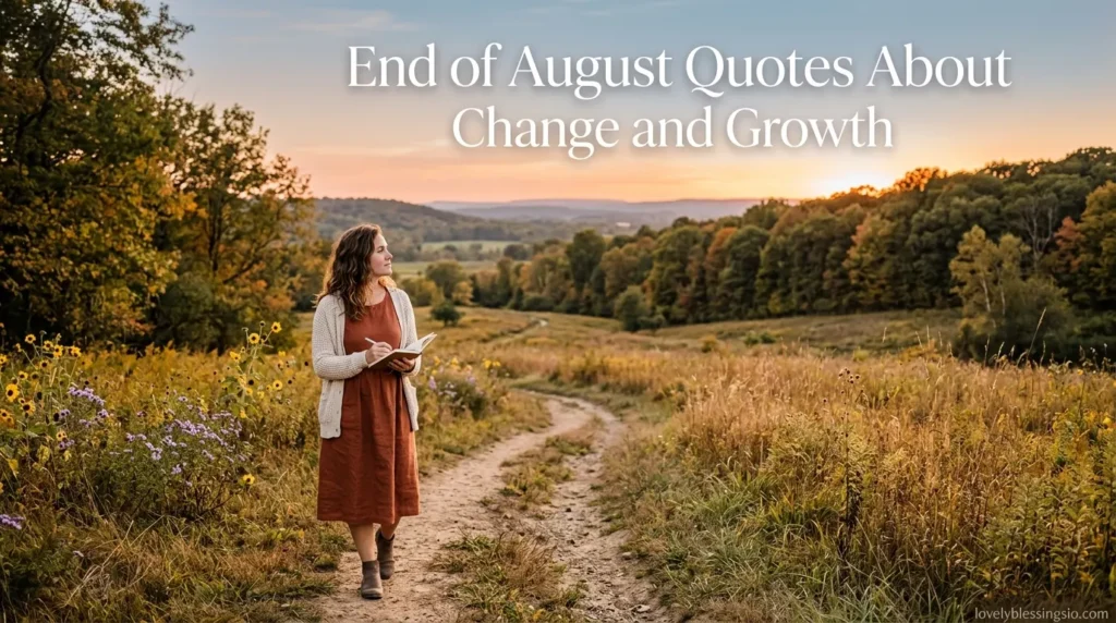 End of August Quotes About Change and Growth