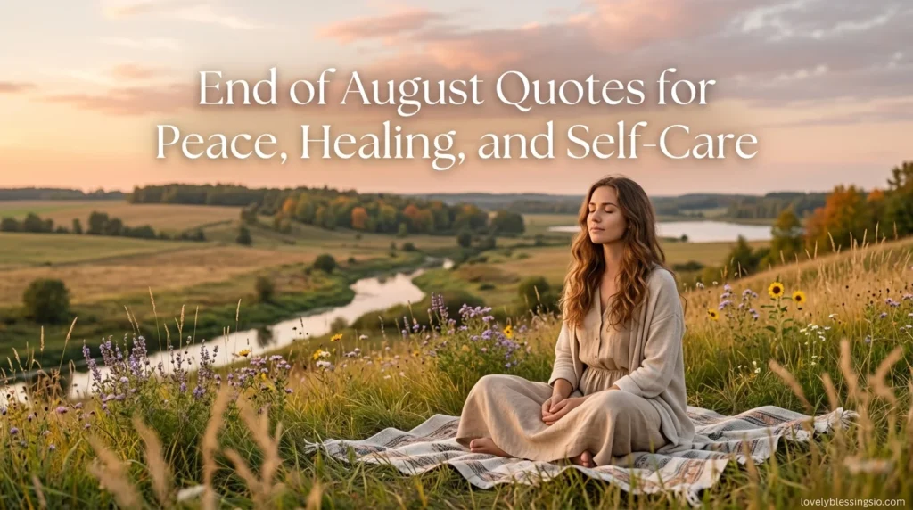 End of August Quotes for Peace, Healing, and Self-Care