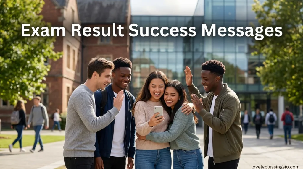 Exam Result Success Messages