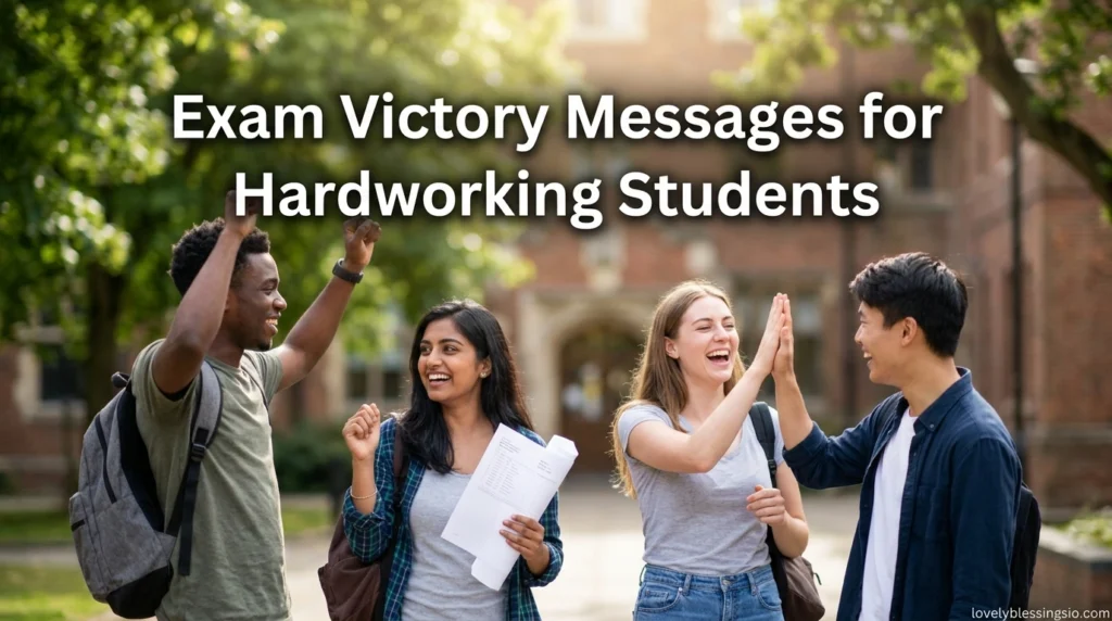 Exam Victory Messages for Hardworking Students