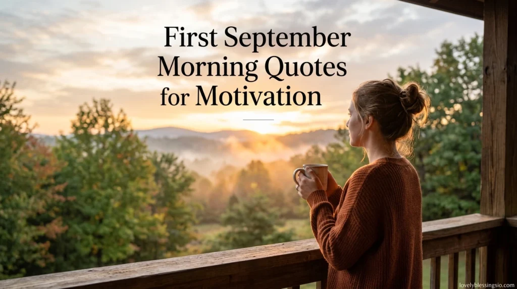 First September Morning Quotes for Motivation