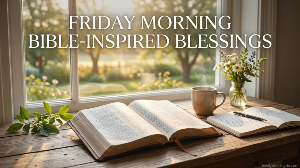 Friday Morning Bible-Inspired Blessings