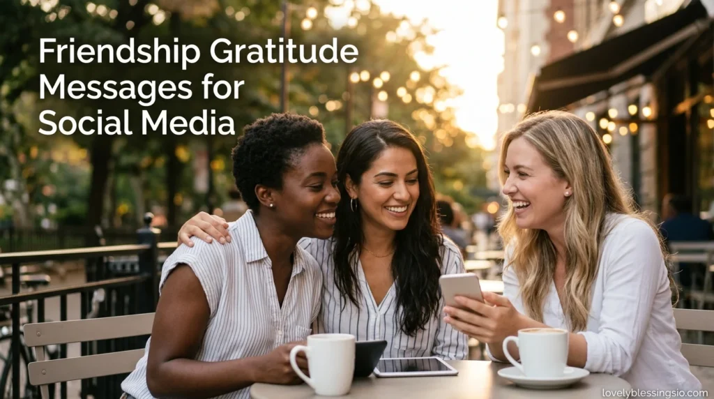 Friendship Gratitude Messages for Social Media