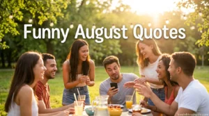 Funny August Quotes