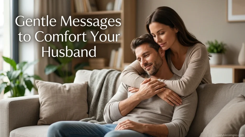Gentle Messages to Comfort Your Husband