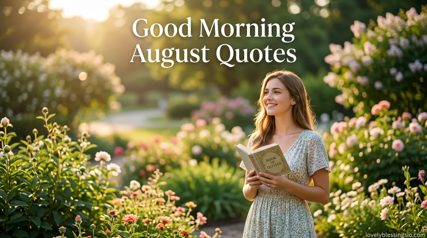 Good Morning August Quotes