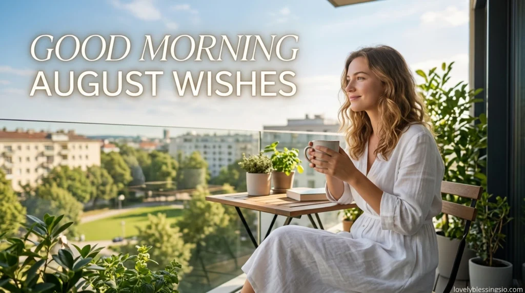 Good Morning August Wishes