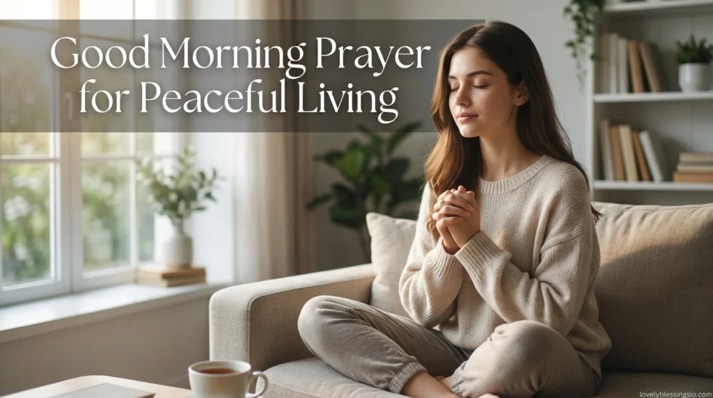 Good Morning Prayer for Peaceful Living
