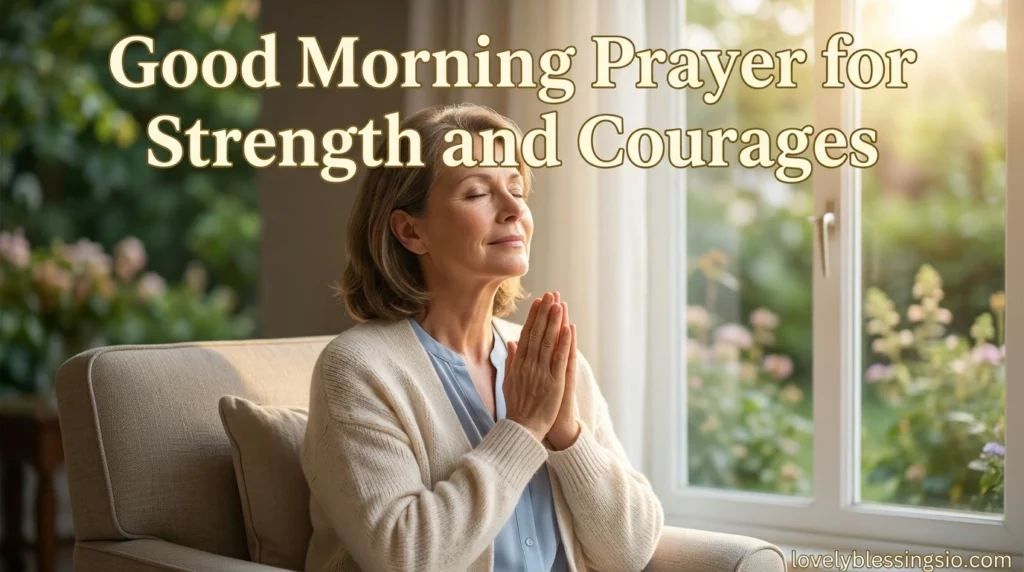 Good Morning Prayer for Strength and Courage