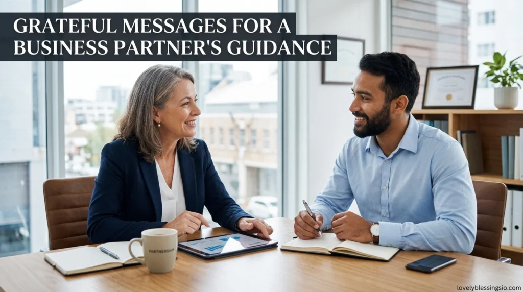 Grateful Messages for a Business Partner's Guidance
