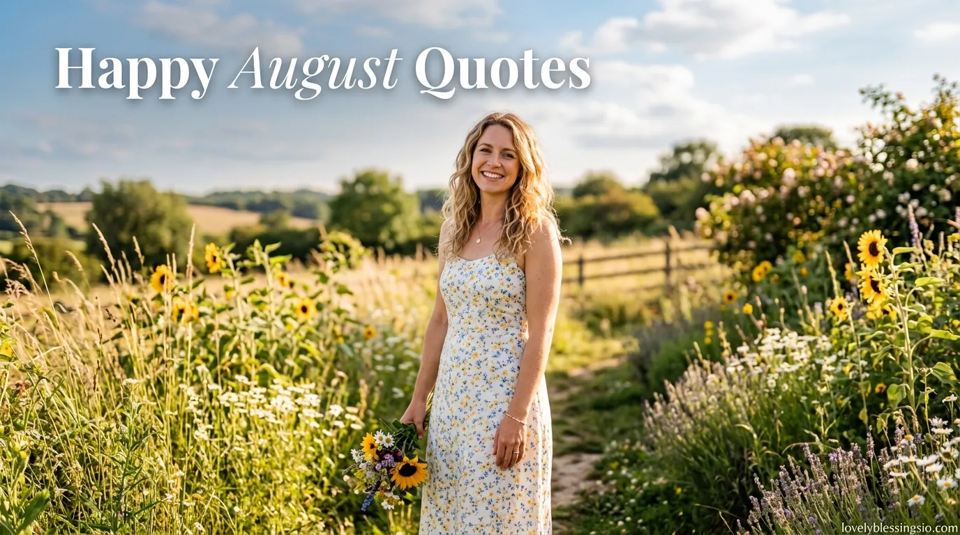 Happy August Quotes
