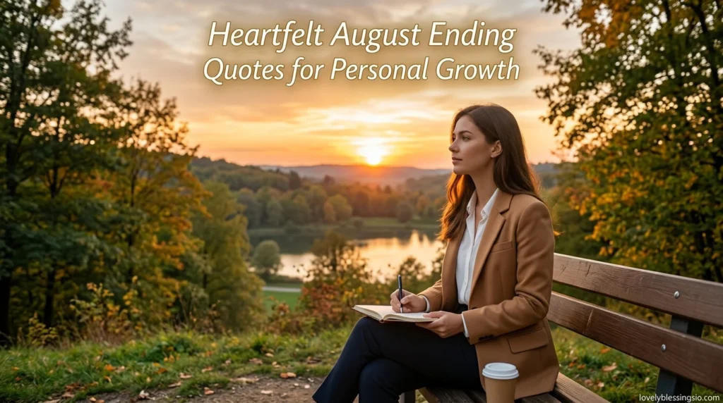 Heartfelt August Ending Quotes for Personal Growth