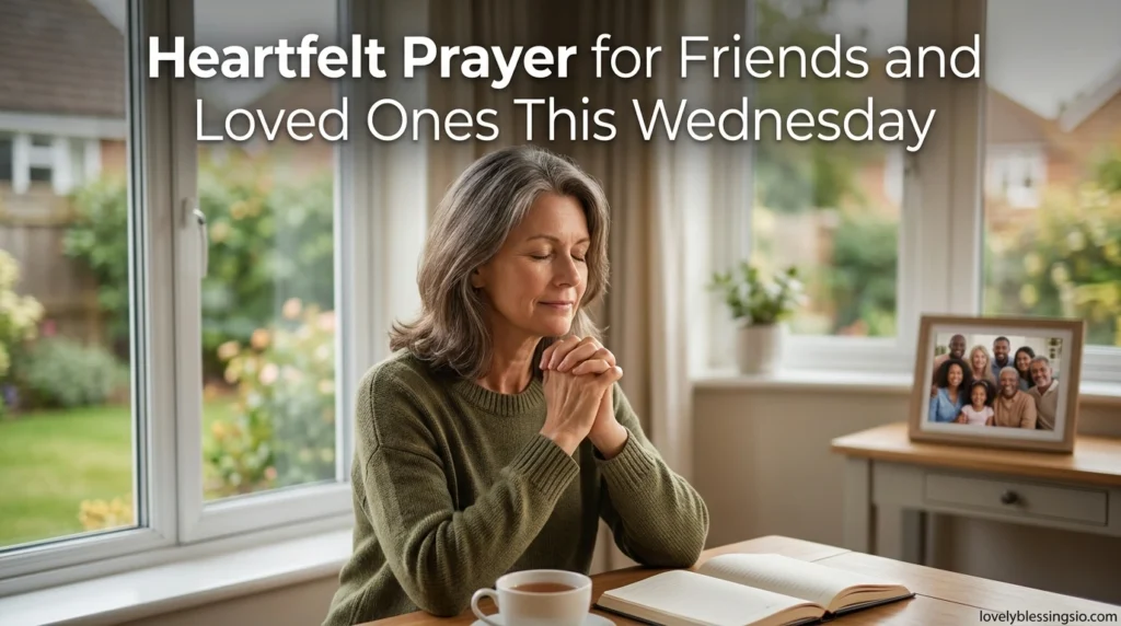 Heartfelt Prayer for Friends and Loved Ones This Wednesday 
