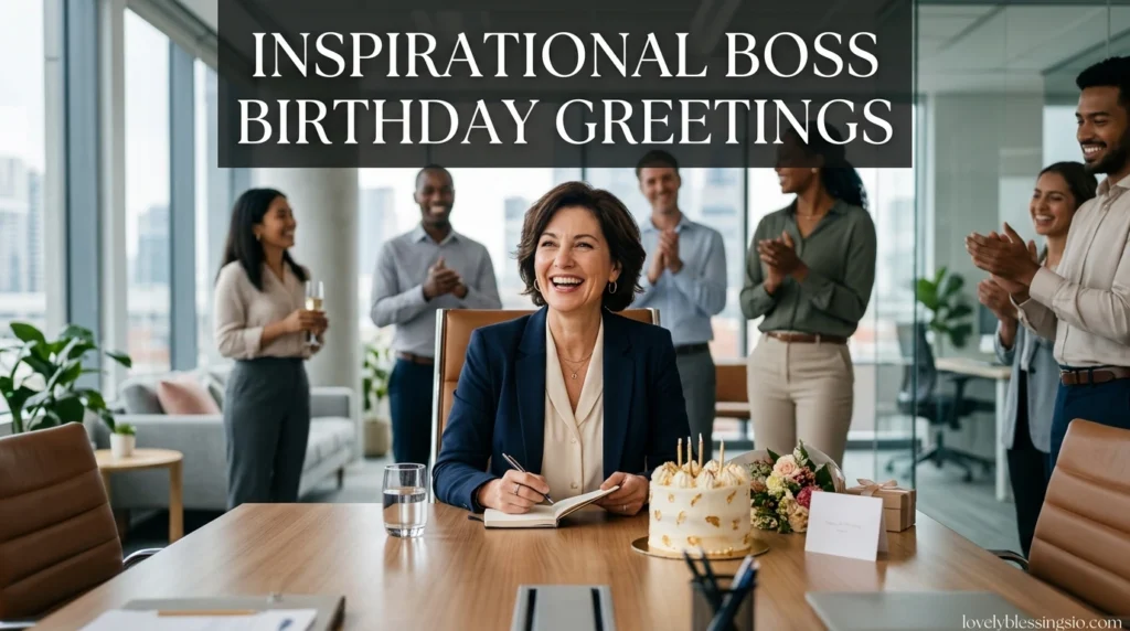 Inspirational Boss Birthday Greetings