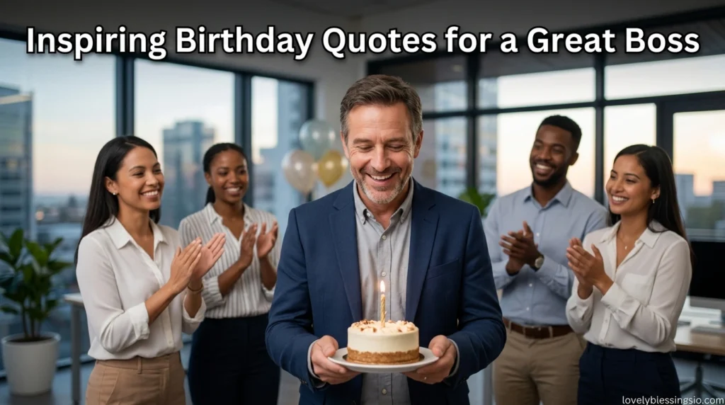 Inspiring Birthday Quotes for a Great Boss