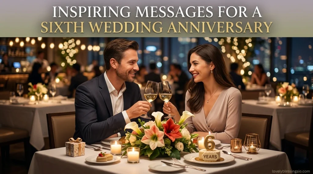 Inspiring Messages for a Sixth Wedding Anniversary