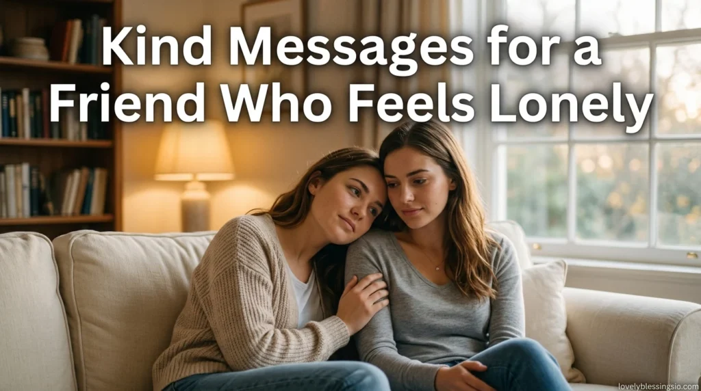 Kind Messages for a Friend Who Feels Lonely