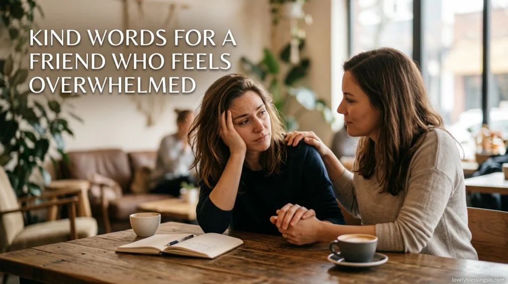 Kind Words for a Friend Who Feels Overwhelmed