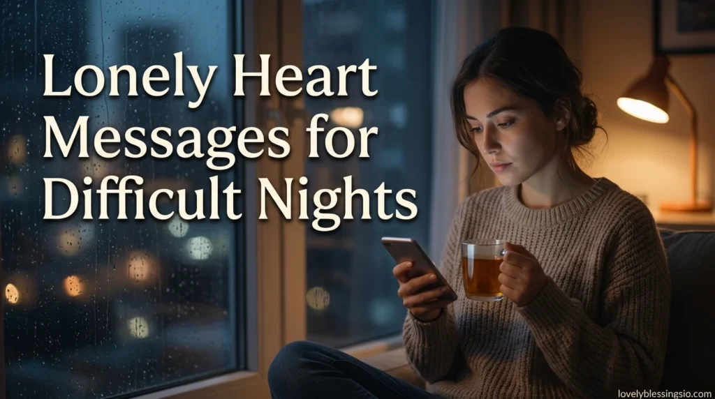 Lonely Heart Messages for Difficult Nights