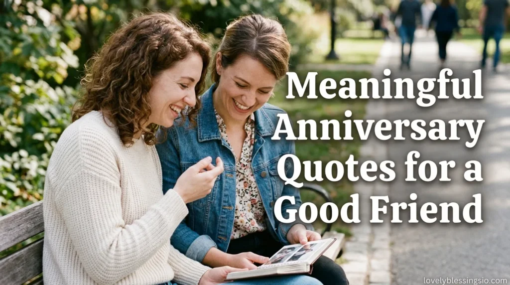Meaningful Anniversary Quotes for a Good Friend