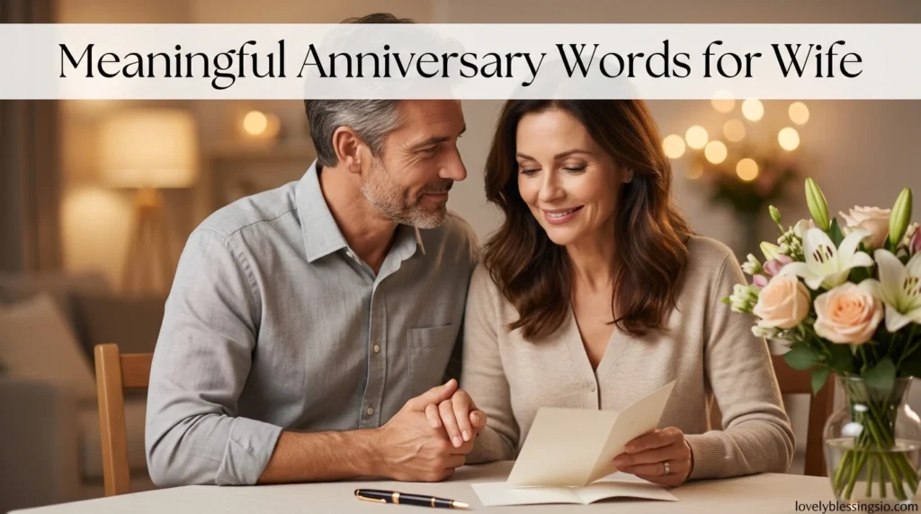 Meaningful Anniversary Words for Wife