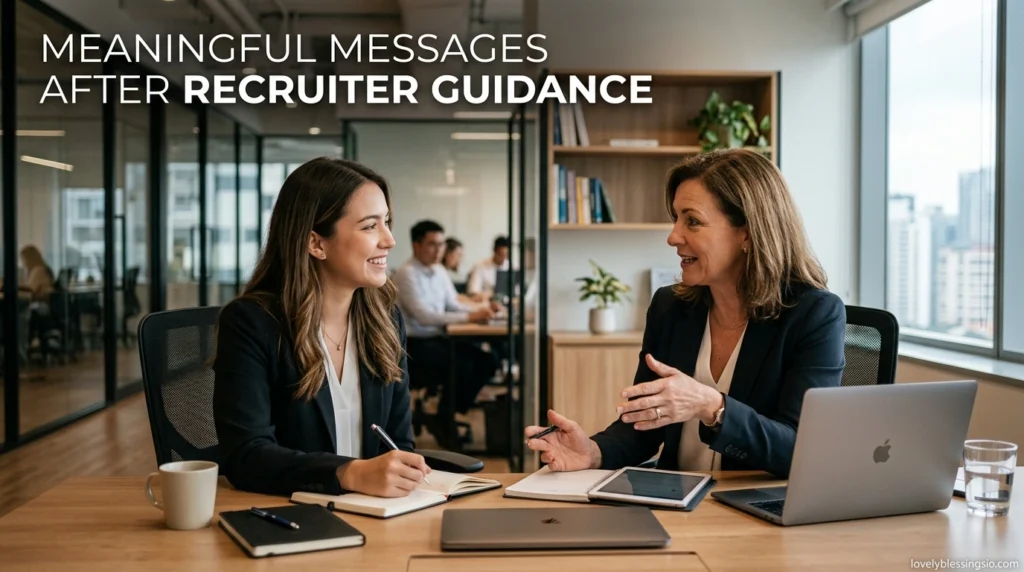 Meaningful Messages After Recruiter Guidance