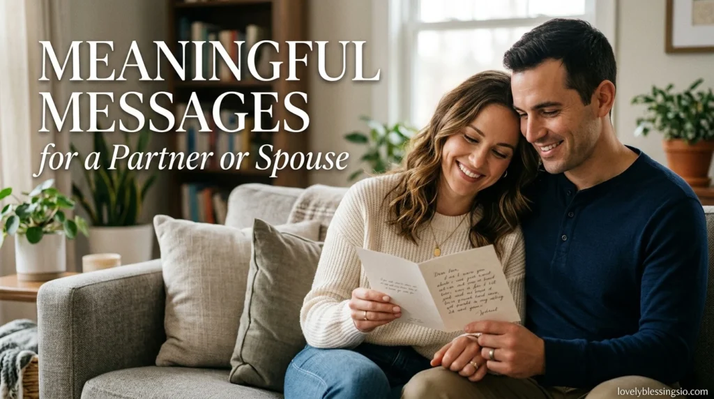 Meaningful Messages for a Partner or Spouse