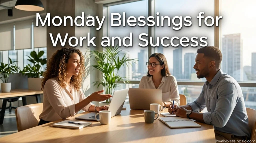 Monday Blessings for Work and Success
